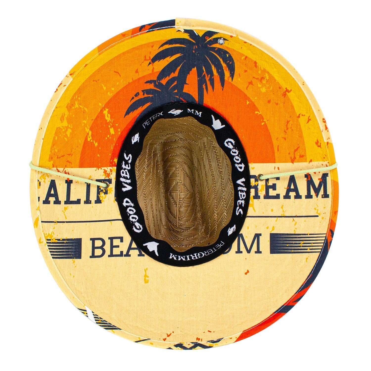 Beach Bum Straw Lifeguard Hat Doba
